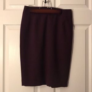 Maroon Pencil Skirt